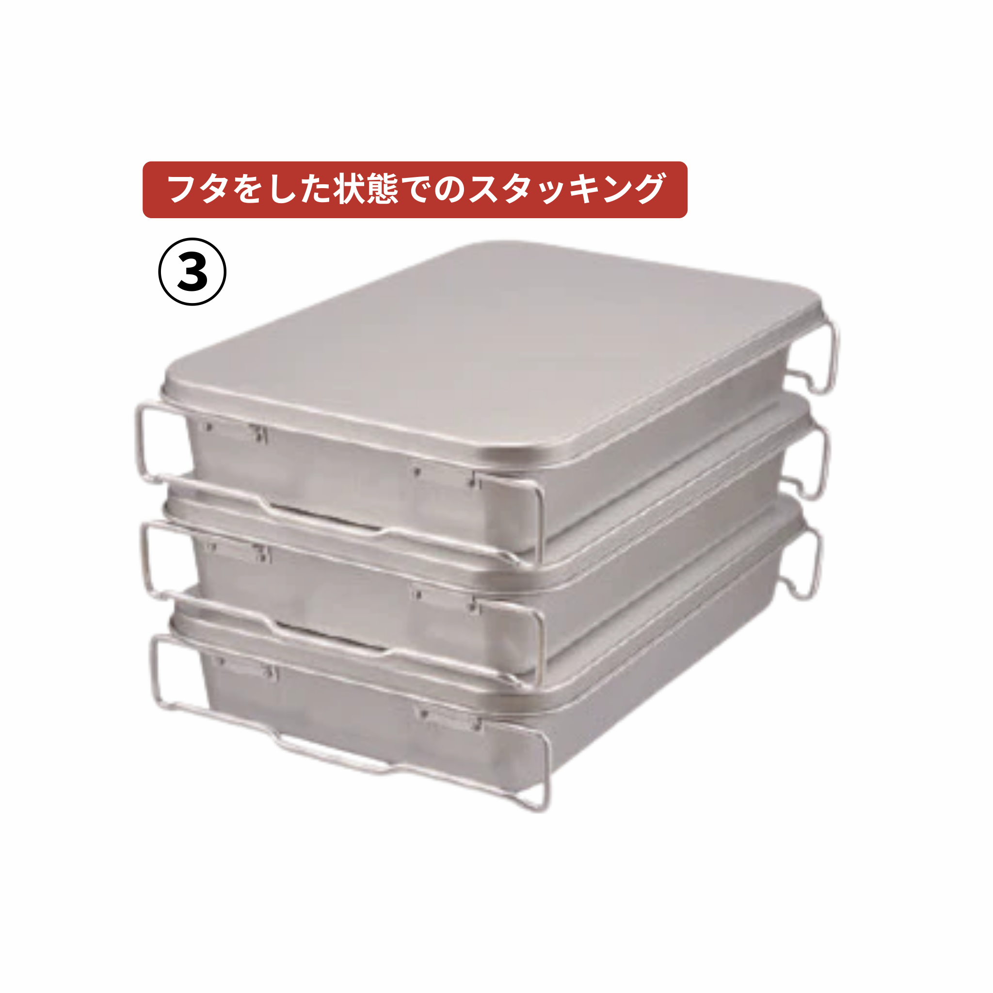 キングコンテナ アルミ製1号小~3号大 全3サイズ / N-167