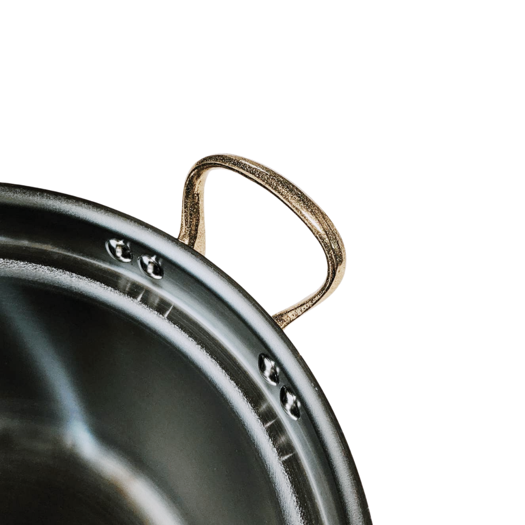 中尾アルミ製作所 キングデンジ 料理鍋 27cm D-10 ｜中尾アルミ製作所 キングデンジ 料理鍋 27cm D-10｜両手鍋