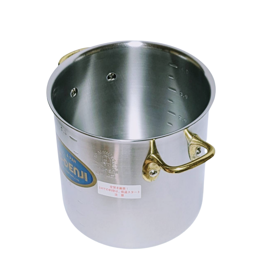 M555-1　NAKAO　フタ付　大型60cm 寸胴鍋　 店舗用品 業務用　 厨房用品 中尾アルミ製作所 アルミ深型寸胴鍋 42cm(80L) 006179 1個（直送品