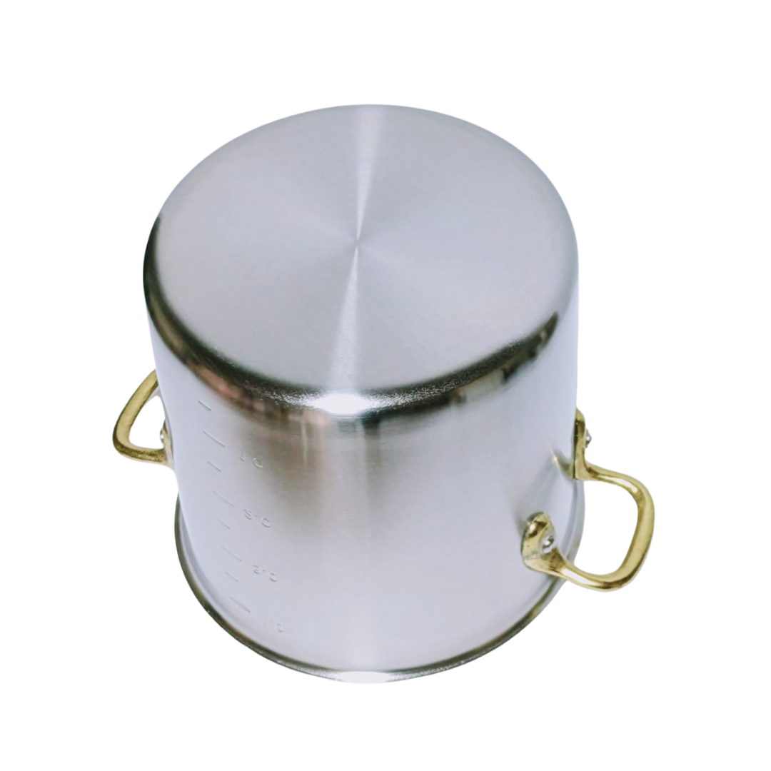 パデルノ 18-10寸胴鍋 (蓋無) 1001-20 Paderno(パデルノ) 18-10寸胴鍋 20cm 蓋無 1001-20(AZV6920)