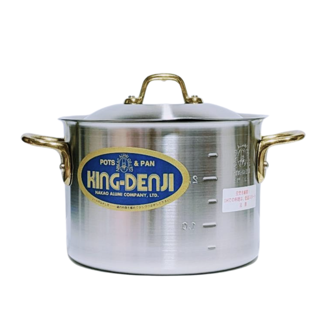 寸胴鍋 ステンレス IH 対応 NEW KING-DENJI 寸胴鍋 30cm　20.0L 業務用 日本製 ステンレス製 オール熱源対応 IH対応 寸胴 寸胴鍋 ステンレス製 [IH・ガス] 15~45cm 全10サイズ ⁄ ニューキング