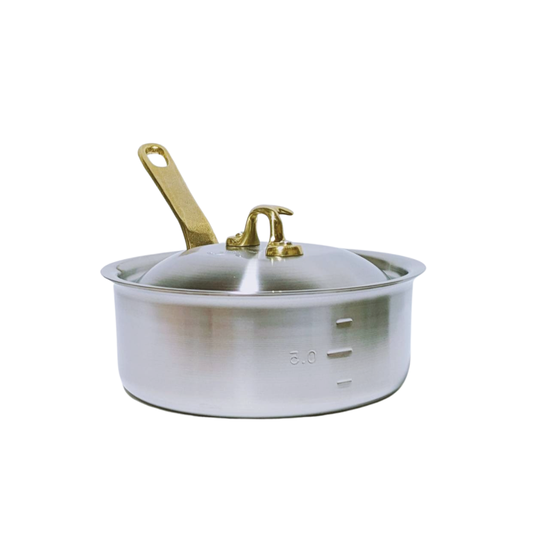 EBM 中尾アルミ製作所 キングデンジ 深型片手鍋(目盛付)21cm 中尾アルミ製作所 キングデンジ 深型片手鍋(目盛付) 18cm \u203bIH対応(100V