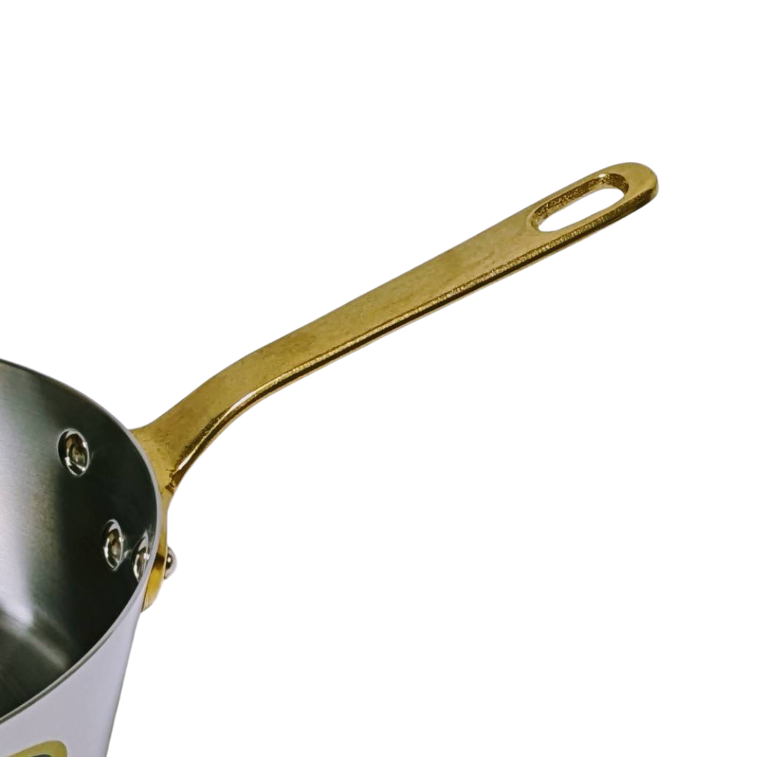 銅鍋 厚3mm径27cm重量5.3ｋｇ 深型 真鍮柄 厚手 和田助製作所 未使用 銅鍋 厚3mm径27cm重量5.3kg 深型 真鍮柄 厚手 和田助