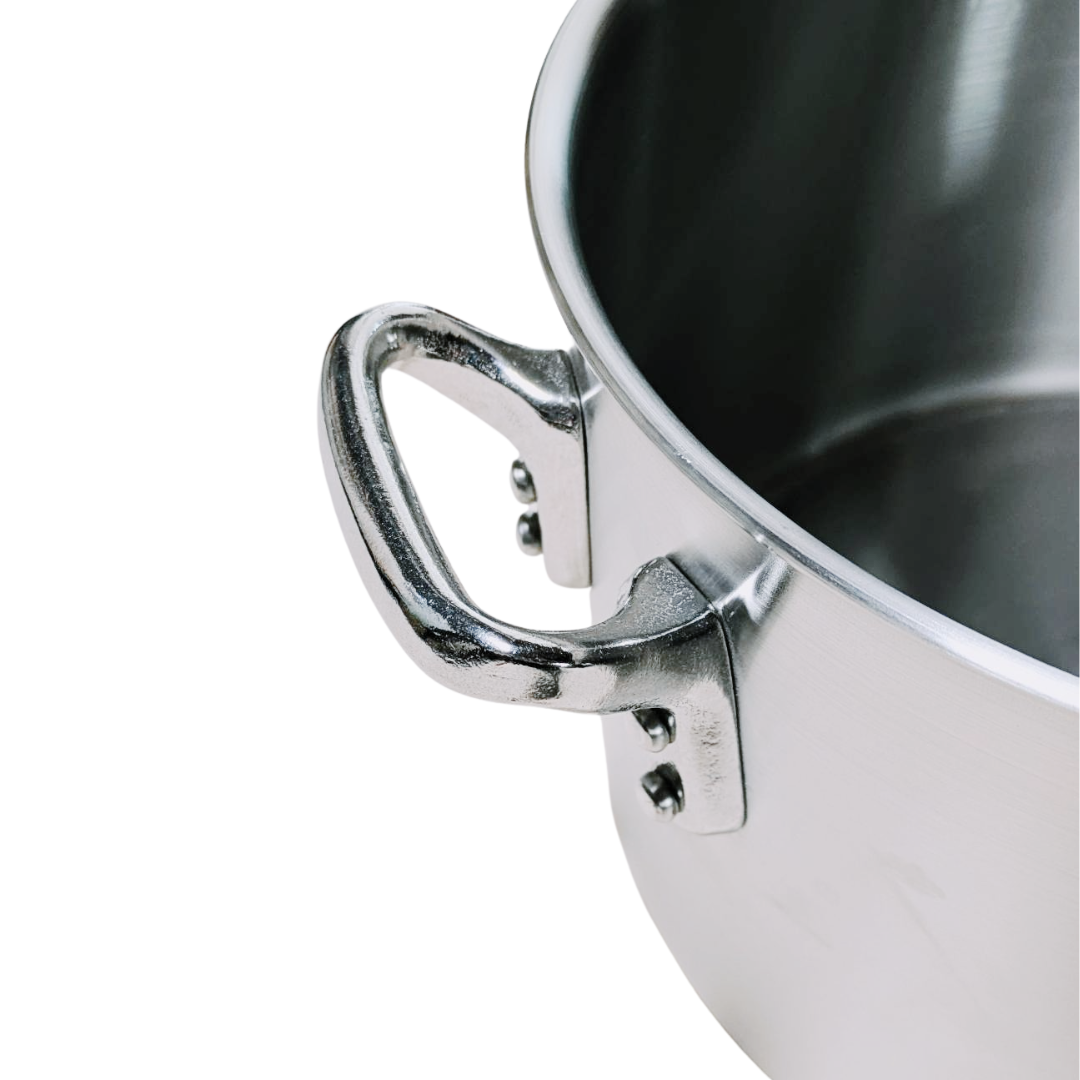 KINGPOTS アルミ寸胴鍋 蓋付き Amazon | 業務用 アルミ寸胴鍋 蓋付き プレミア 24cm 満水11L