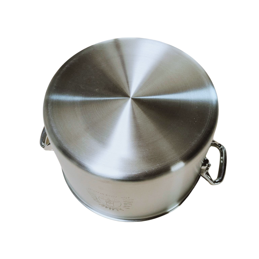 シットラム イノックス 18-10 寸胴鍋 三重底 28cm AZV09028 シットラムイノックス１８－１０半寸胴鍋三重底 [ （蓋無）１６Ｂ１６