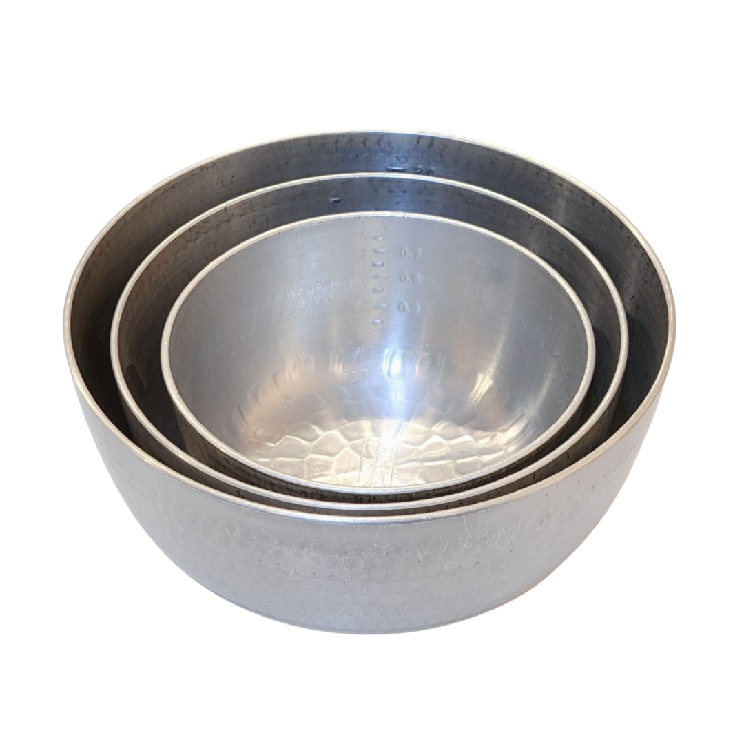 アルミ 打出 ヤットコ鍋 目盛付 30cm 代引不可 ヤットコ鍋 矢床鍋 30cm 7.6L 中尾アルミ （ ガス火専用