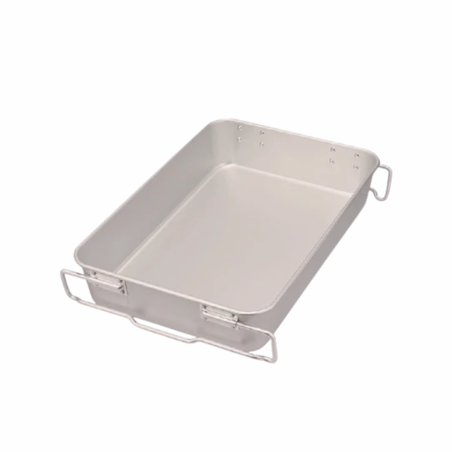 中古品　アルミ製 二段構造和食提箱 中古品 アルミ製 二段構造和食提箱