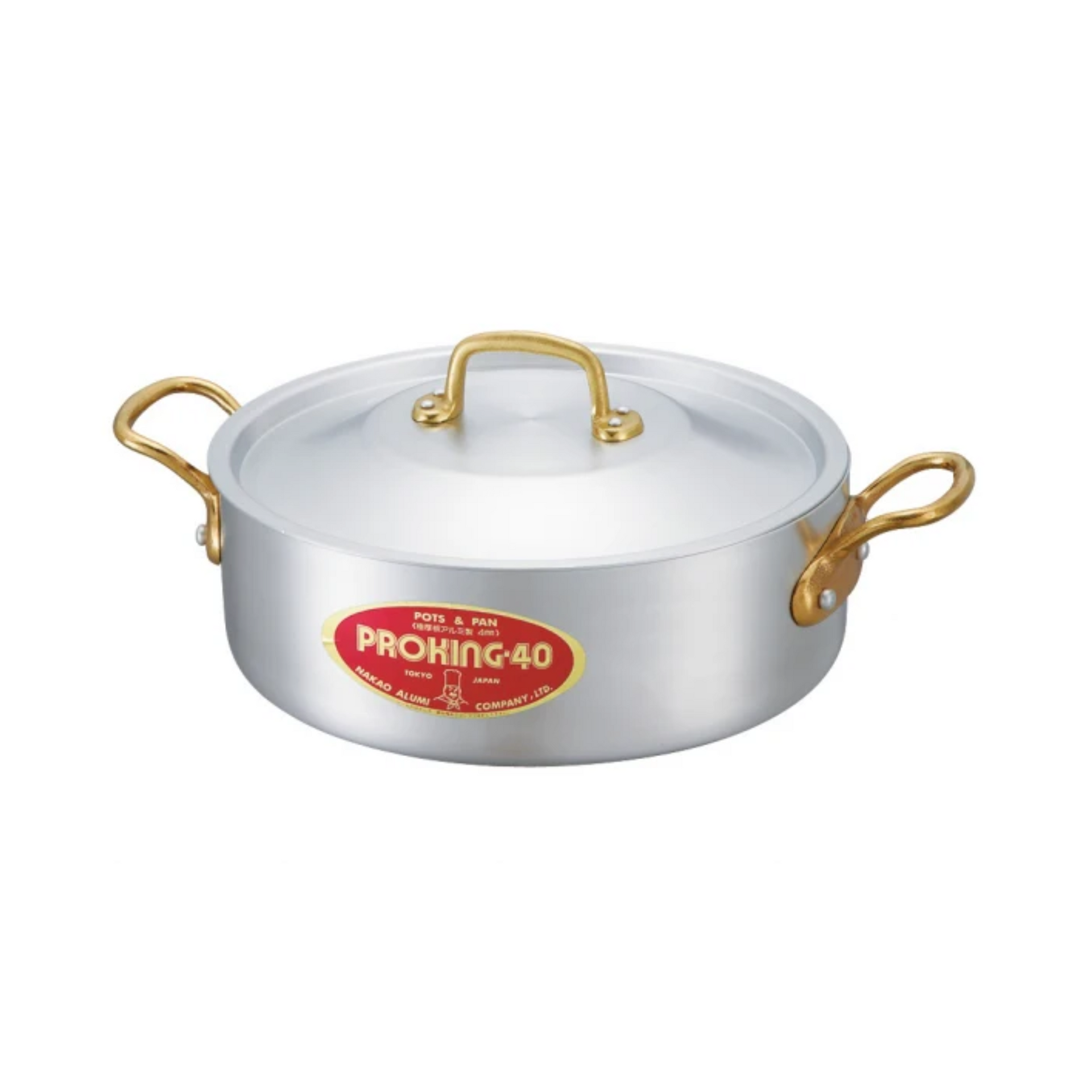 ◼️中尾アルミ製作所◼️ プロキング40 業務用アルミ鍋　ガス専用 アルミ鍋 片手鍋 [ガス] 15～36cm 全8サイズ / キングポット N-4
